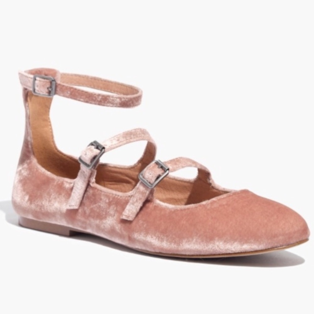 Madewell Julie velvet flats